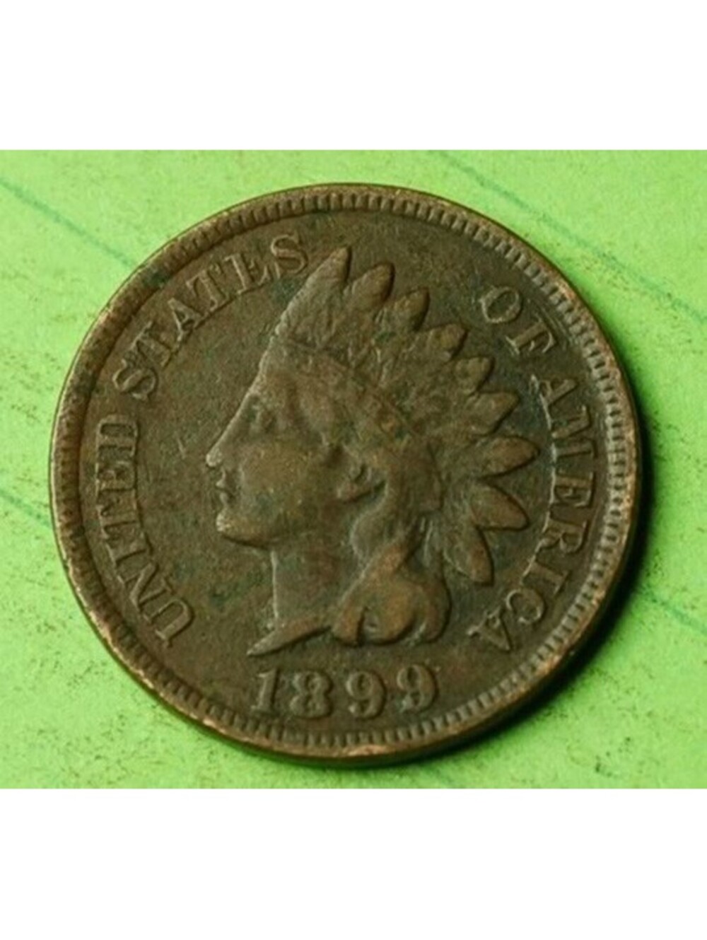 X246 1899 Indian Head Cent Penny 1c - Check Out Our eBay Store - old coin money